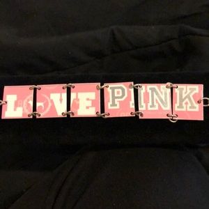 Handmade LOVE PINK Tiled Bracelet BOGO 50% Off!